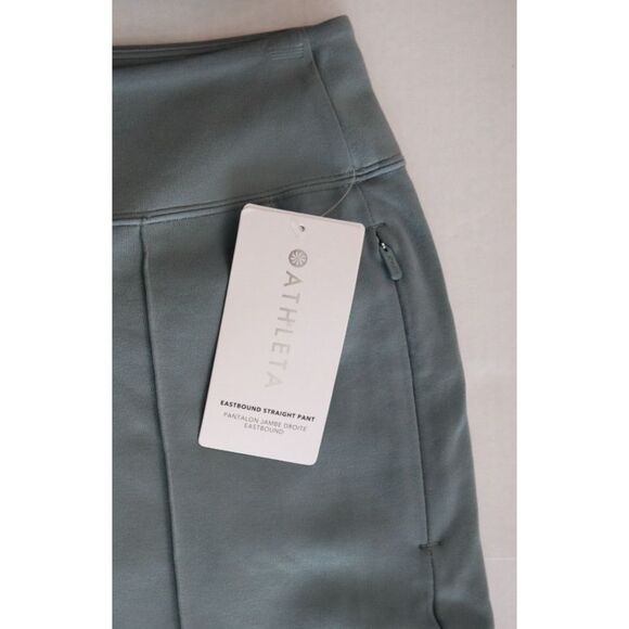 Athleta 988039-012 Women's Sz 10 Sage Green Eastbound Straight Leg Pants - Picture 6 of 9